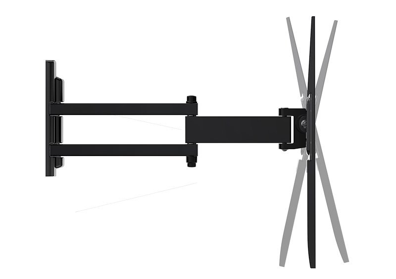Meliconi Supporto TV Flatstyle FDR 600 Metallo Nero