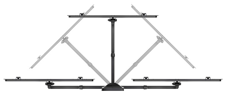 Meliconi Staffa TV 32" - 65" Extra Xdr200400 Cg Nero