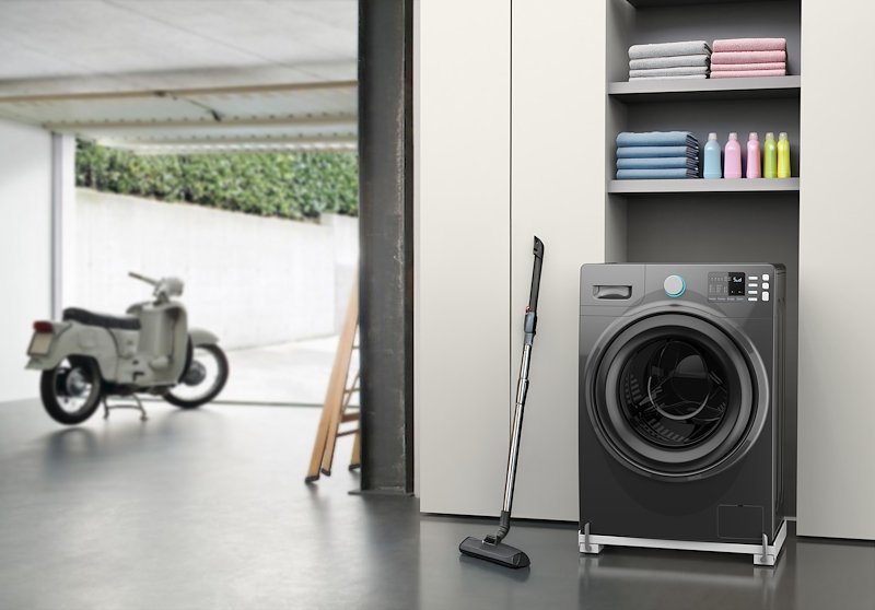 Meliconi - Base Anti-Vibrazione Lavatrice e Asciugatrice Slim - Base Move Slim