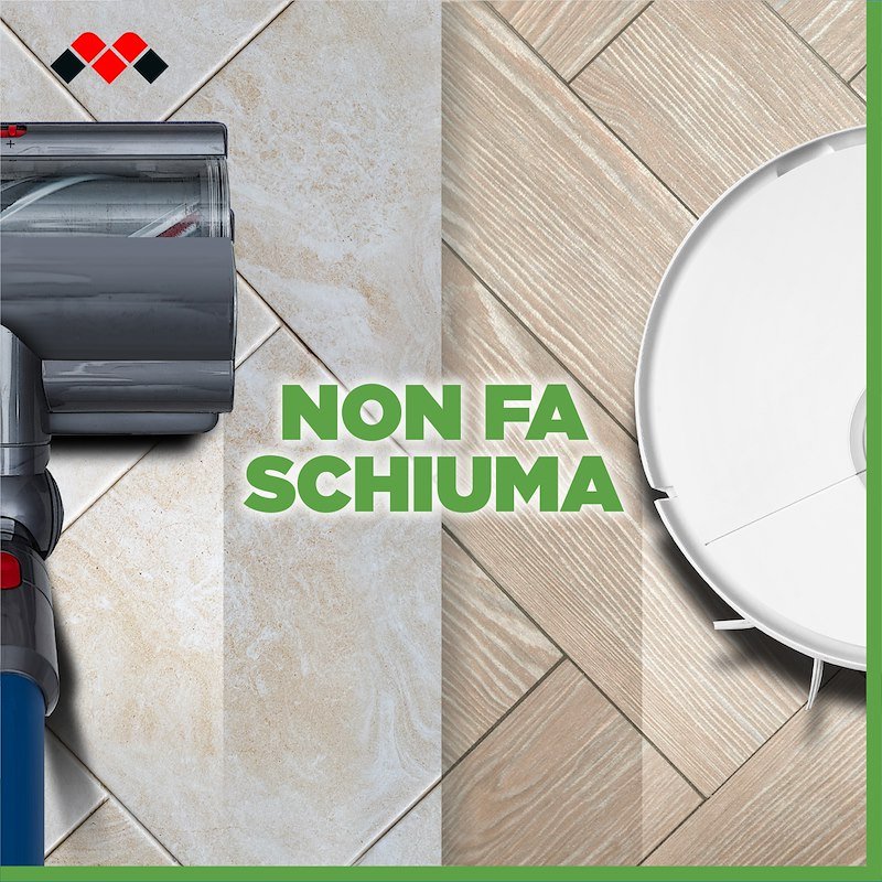 Meliconi Detergente Pavimenti per Scope Elettriche e Robot Eco Clean 621029