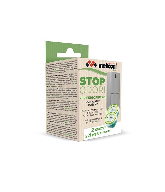 Meliconi Gel per Frigorifero Eco Stop Odori 621030