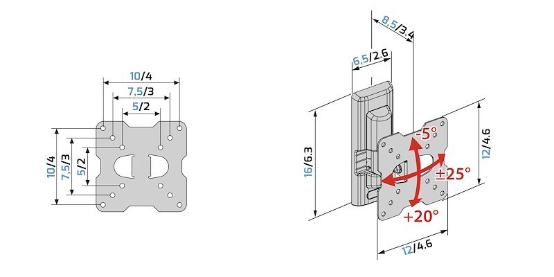 Meliconi Staffa TV Flatstyle Ftr 100 It 580454