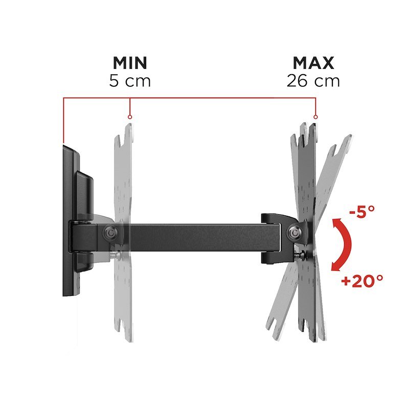 Meliconi Staffa TV Flatstyle Fr200 It 580458