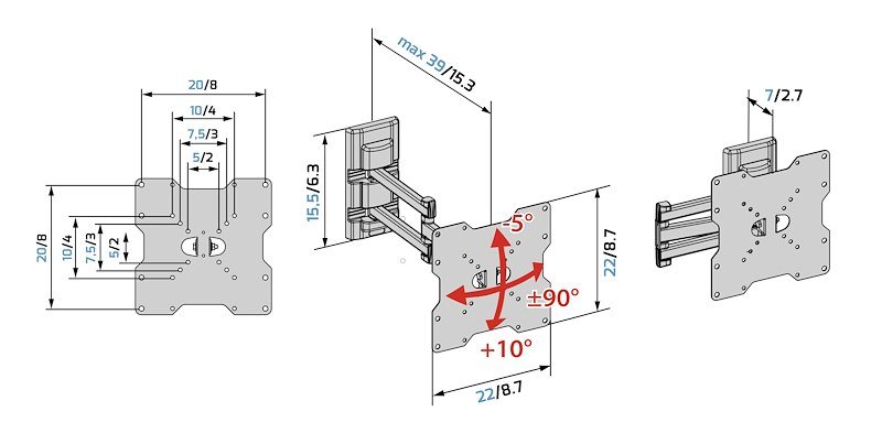 Meliconi Supporto Flatstyle Fdr200 It