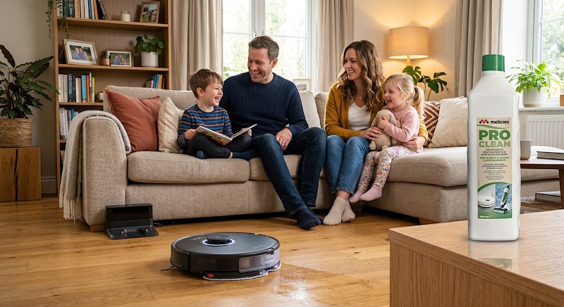 Meliconi Detergente pavimenti per scope elettriche e robot 1L PRO CLEAN PAVIMENTI 621039