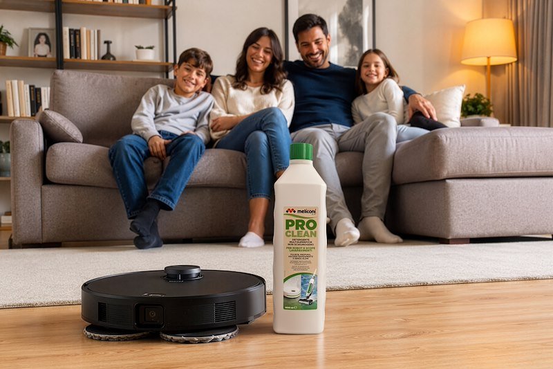 Meliconi Detergente pavimenti per scope elettriche e robot 1L PRO CLEAN PAVIMENTI 621039
