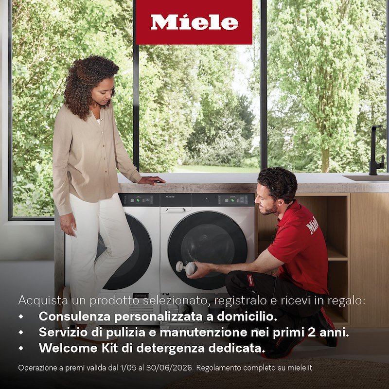 Miele Lavatrice 9kg Wcr 870 Bianco Loto