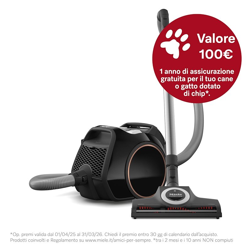 MIELE Boost CX1 Cat  & Dog Nero ossidiana Nero/Rosa
