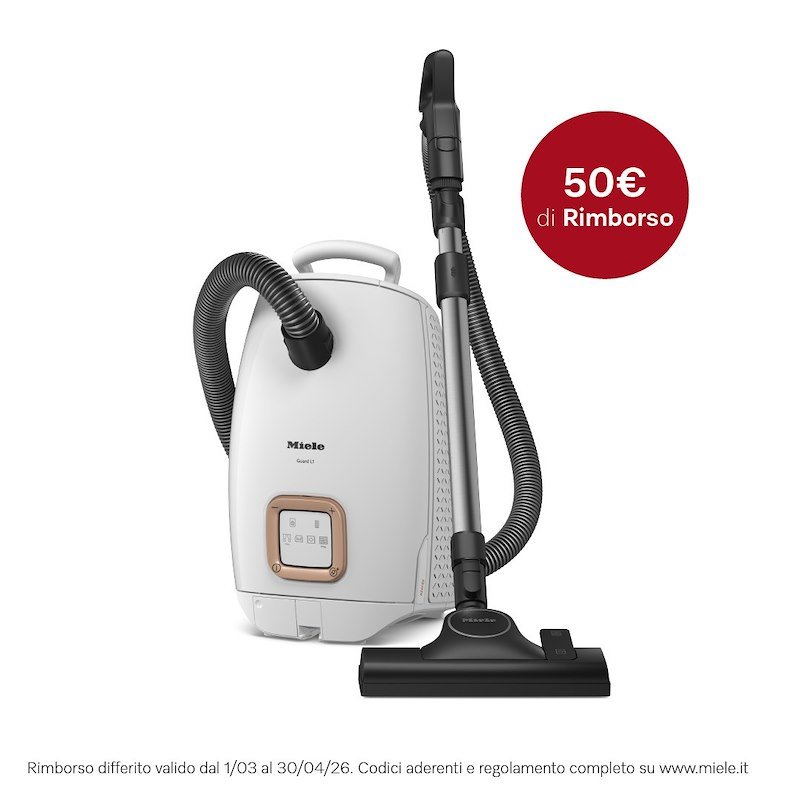 Miele Aspirapolvere a Traino Guard L1 Allergy Bianco Brillante