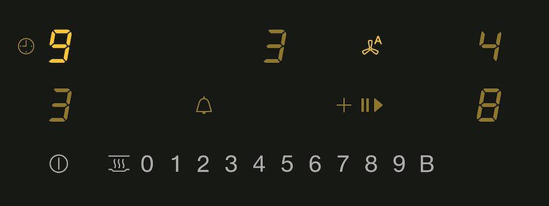 MielePiano cottura induzione 	KMDA 7272-1 FR 12904840 Nero