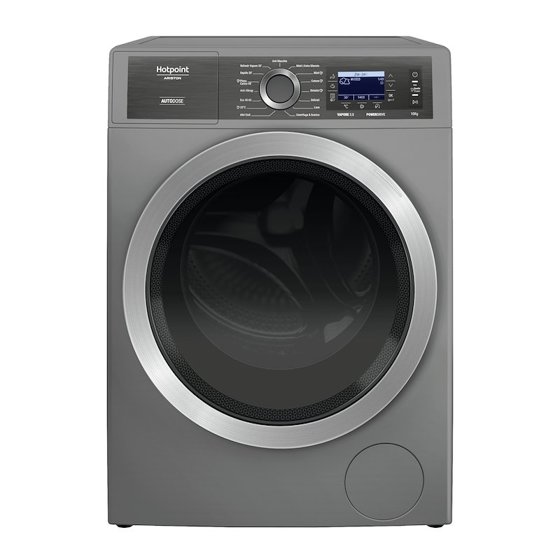 Hotpoint Ariston Lavatrice 10 Kg H8 09ads Gpower It Argento