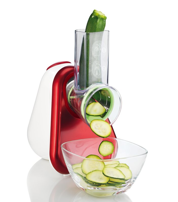 Moulinex Fresh Express DJ755G Affettatutto Grattugia Elettrico Rosso