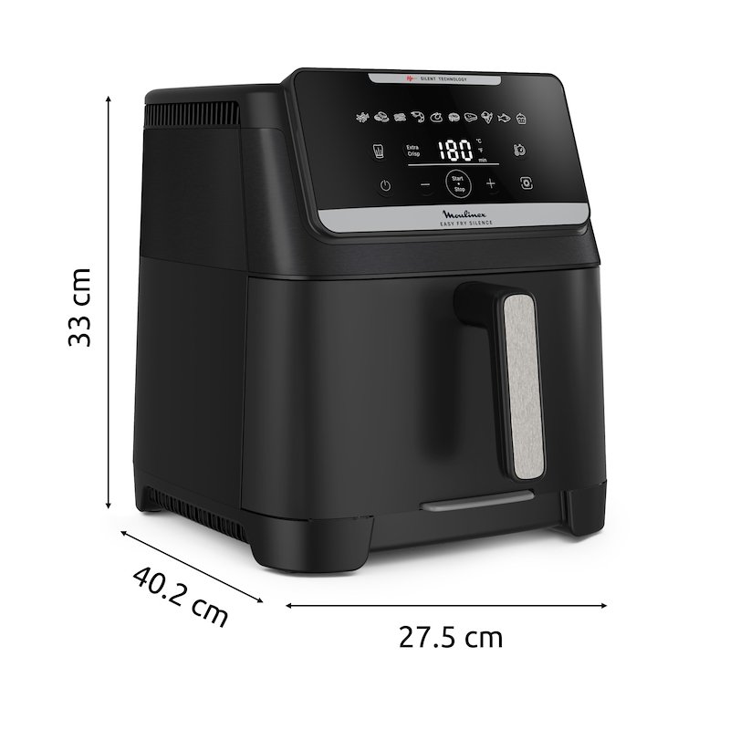 Moulinex Friggitrice ad Aria 7L Easy Fry Silence EZ8428F0 Nero