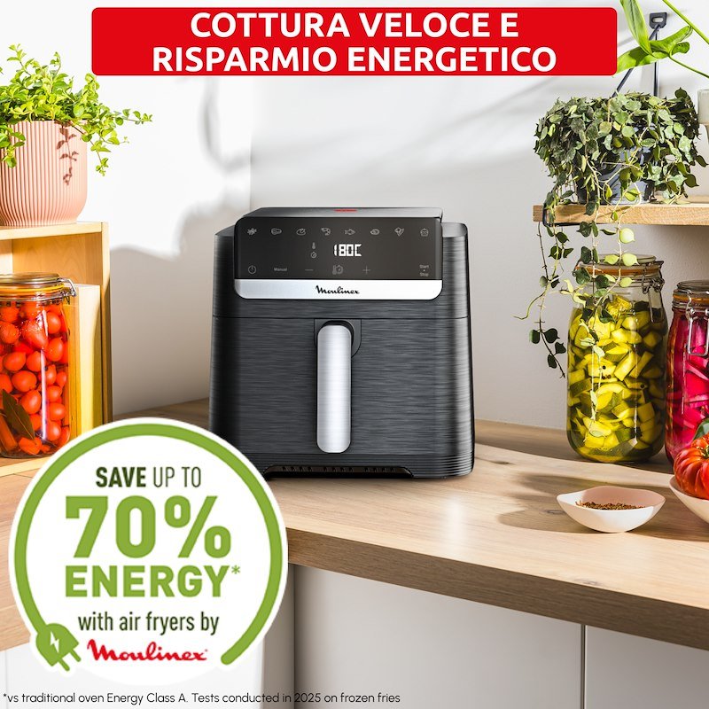 Moulinex Friggitrice ad aria Easy Fry Mega Compact Ez8618f0