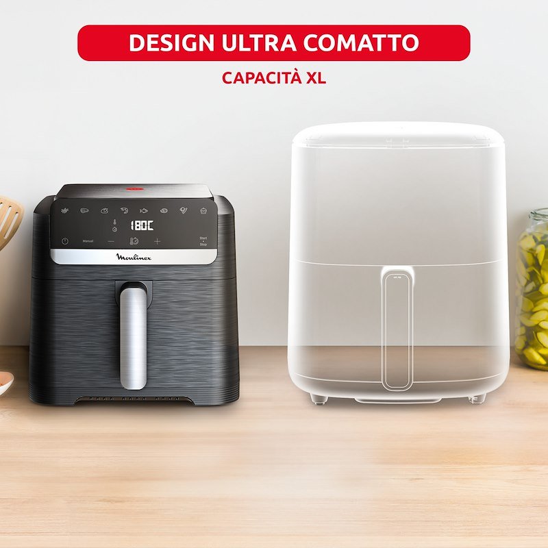 Moulinex Friggitrice ad aria Easy Fry Mega Compact Ez8618f0