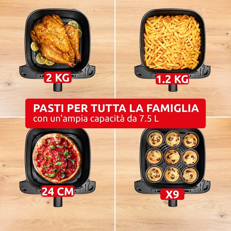 Moulinex Friggitrice ad aria Easy Fry Mega Compact Ez8618f0