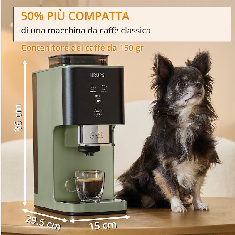 Krups Macchina del caffè automatica Sa401le0 Lichen