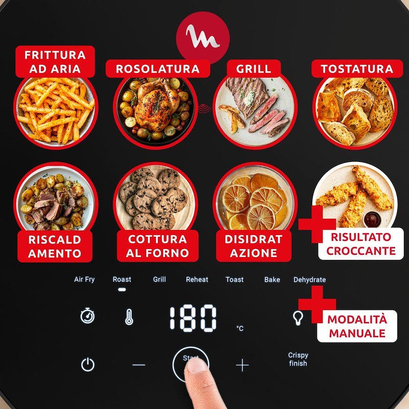 Moulinex 	Friggitrice ad aria Ez8328f0