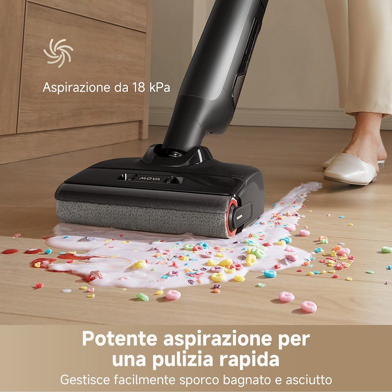 Mova Scopa ricaricabile M10 Vim Wet & Dry
