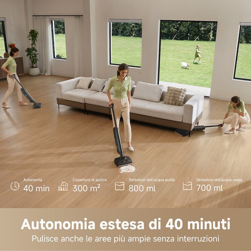 Mova Scopa ricaricabile M10 Vim Wet & Dry