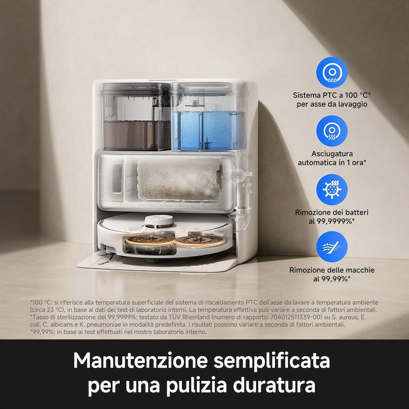 Mova Aspirapolvere Robot P70 Pro Ultra Bianco