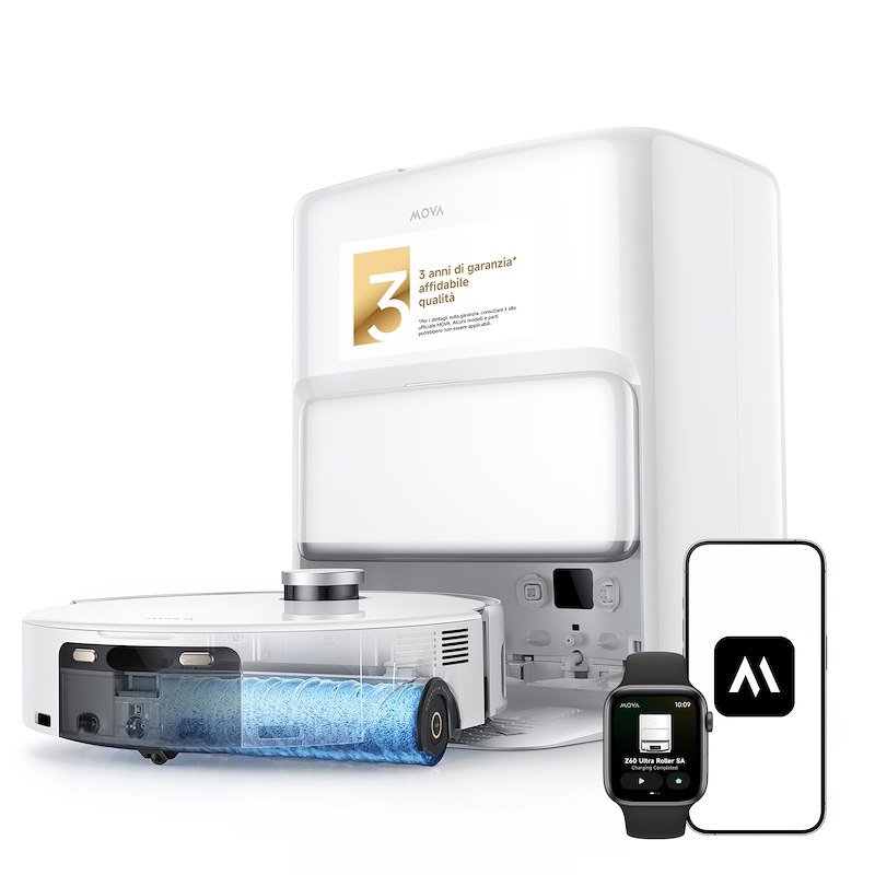 Mova Robot Z60 VIM Ultra Roller SA bianco