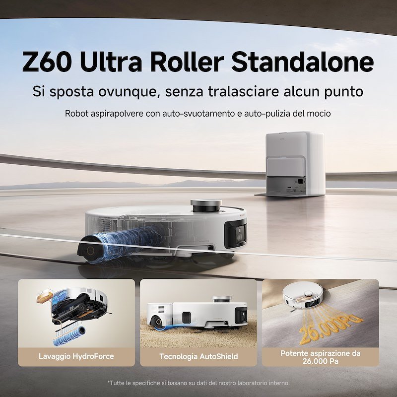 Mova Robot Z60 VIM Ultra Roller SA bianco