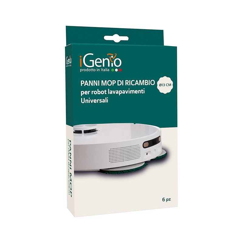 Ametera Panni Mop Di Ricambio Per Robot Lavapavimenti 6pz 939