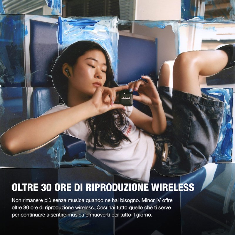 Marshall Auricolari Minor Iv Tws Black