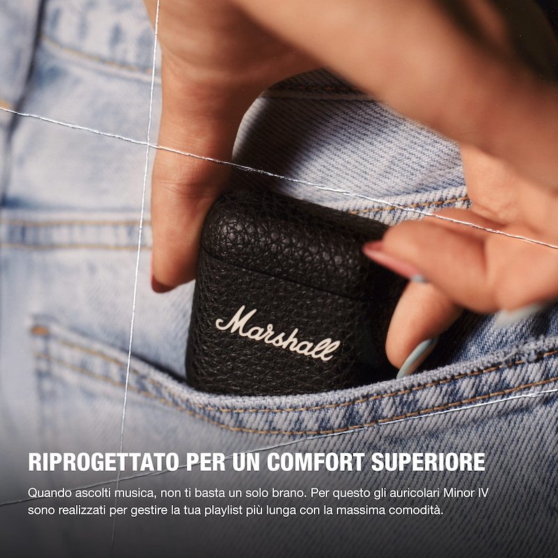 Marshall Auricolari Minor Iv Tws Black