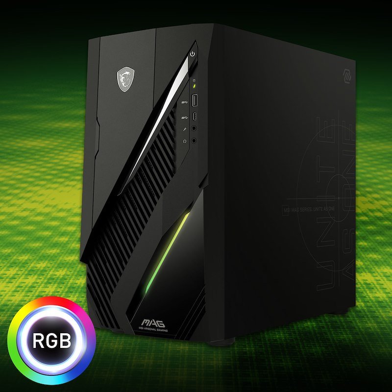 Msi Desktop Gaming Mag Infinite E1 14nvl5-104eu Nero