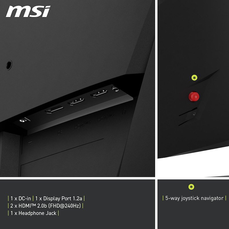Msi Monitor Gaming LED 27" Mag 274cxf