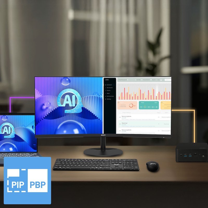 Msi Monitor LED 34" Pro Mp341cq E12