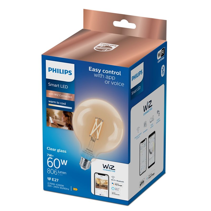 Philips Signify - Globo 60W G120 E27 Wireless dimmerabile - 37210800