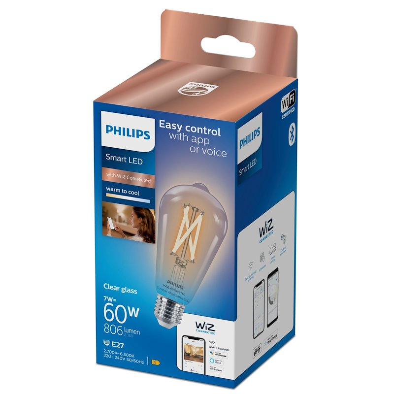 Philips Signify - Edison WFB 60W ST64 E27 Wireless dimmerabile - 37224500