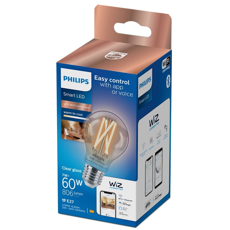 Philips WIZ - Lampadina LED GocciaTW E27 60W 37198900