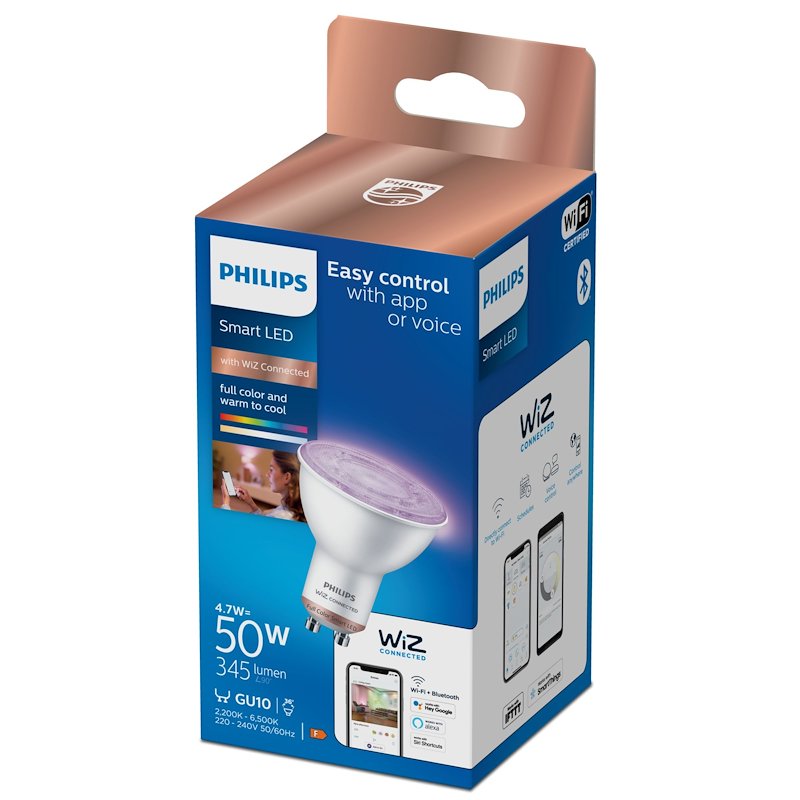 Philips Signify - Faretto PAR16 GU10 50W Wireless dimmerabile - 37234400