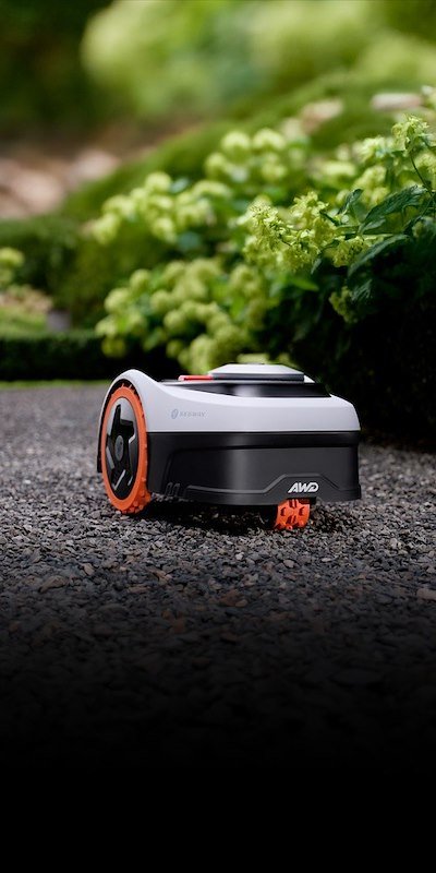 Navimow Tagliaerba a batteria I206e Awd Nero/Arancione