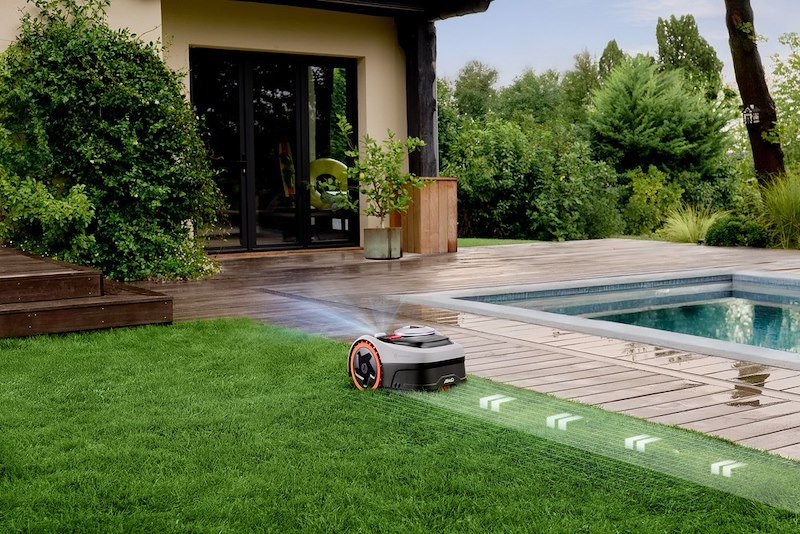 Navimow Tagliaerba a batteria I206e Awd Nero/Arancione
