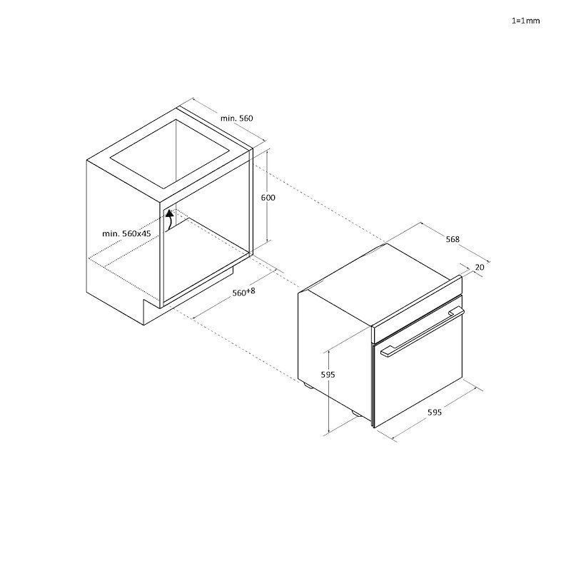 Candy Forno Elettrico CA6 N3B1HTX