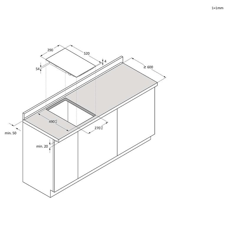 Candy Piano cottura a induzione Ci32cbb