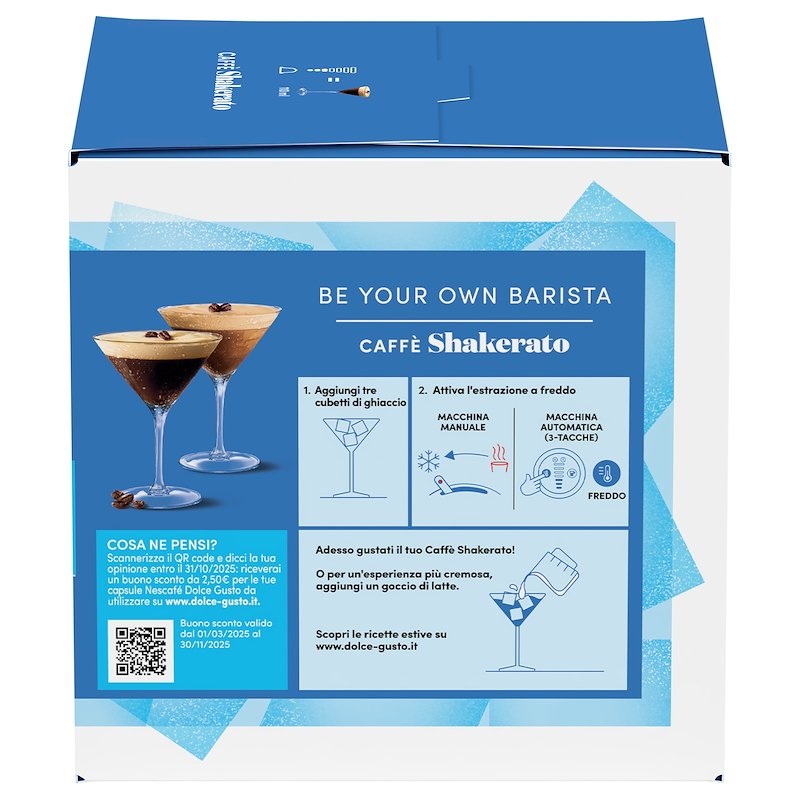 Nestle' Dolce Gusto Caffè Shakerato 16 Capsule 12602908