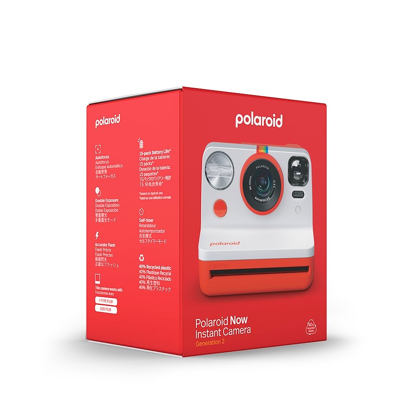 Nikon Polaroid NOW GEN 2 Rosso/Bianco