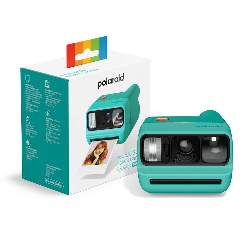 Nikon Fotocamera analogica Polaroid Go Gen 3 Verde Acqua