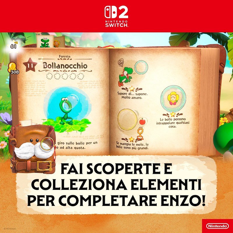 Nintendo Yoshi And The Mysterious Book - Nintendo Switch 2