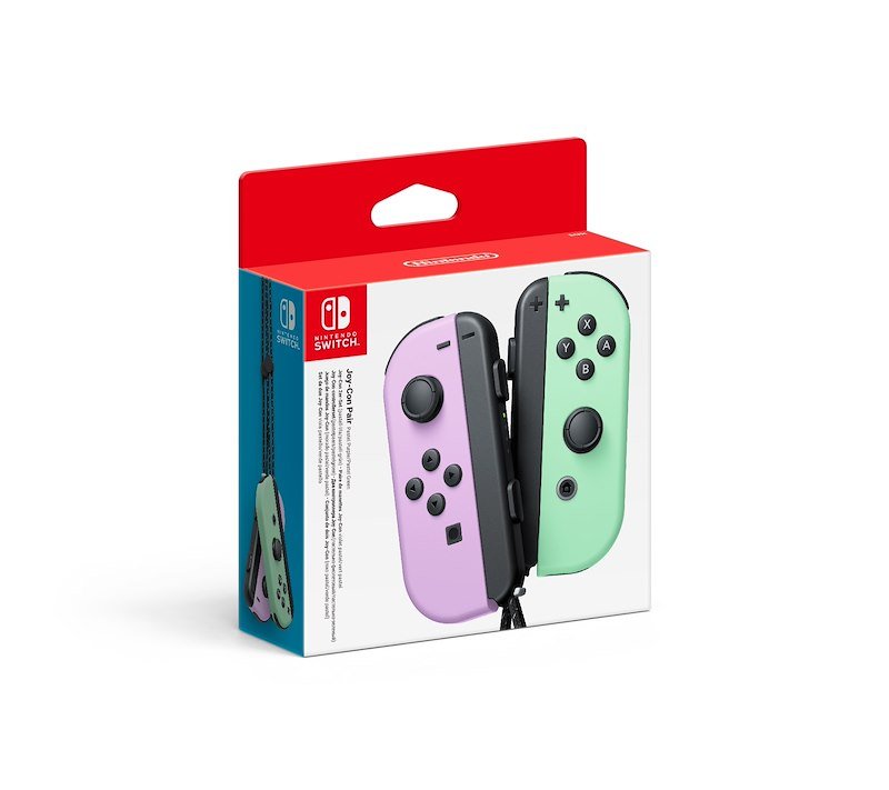 Nintendo Coppia di Joy-Con 10019752 Viola pastello e Verde pastello