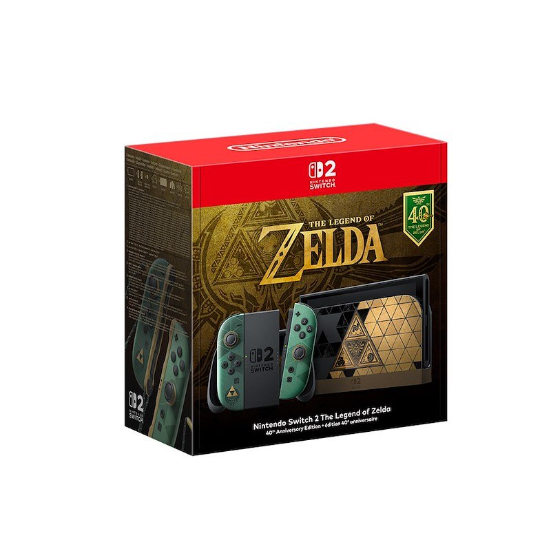 Nintendo 	Switch 2 + Nintendo Switch 2 ed spec 40 The Legend of Zelda