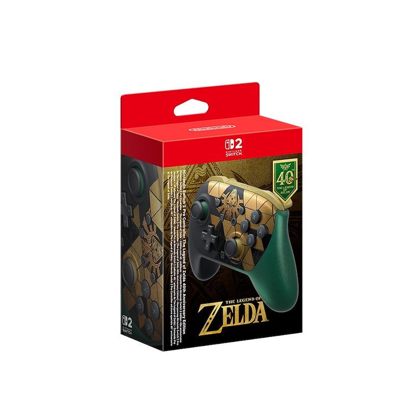 Nintendo Switch 2 Pro Controller - edizione speciale 40° anniversario The Legend of Zelda