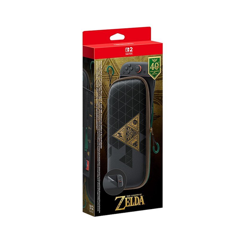Nintendo 	Custodia per Nintendo Switch 2 - edizione speciale 40° anniversario The Legend of Zelda