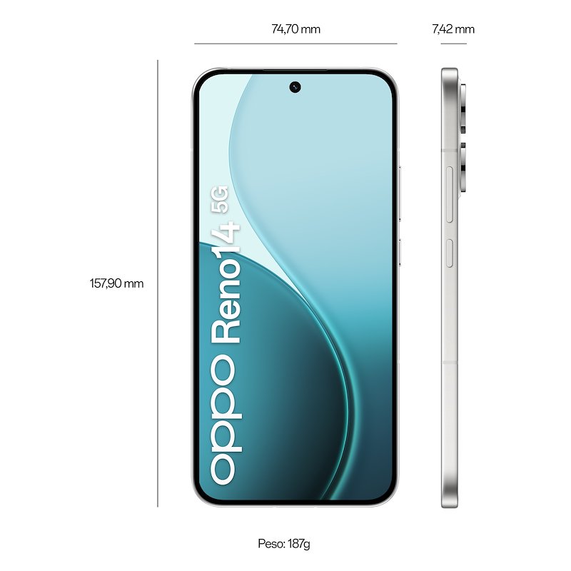 Oppo Smartphone Reno14 5g 12/512GB Opal White